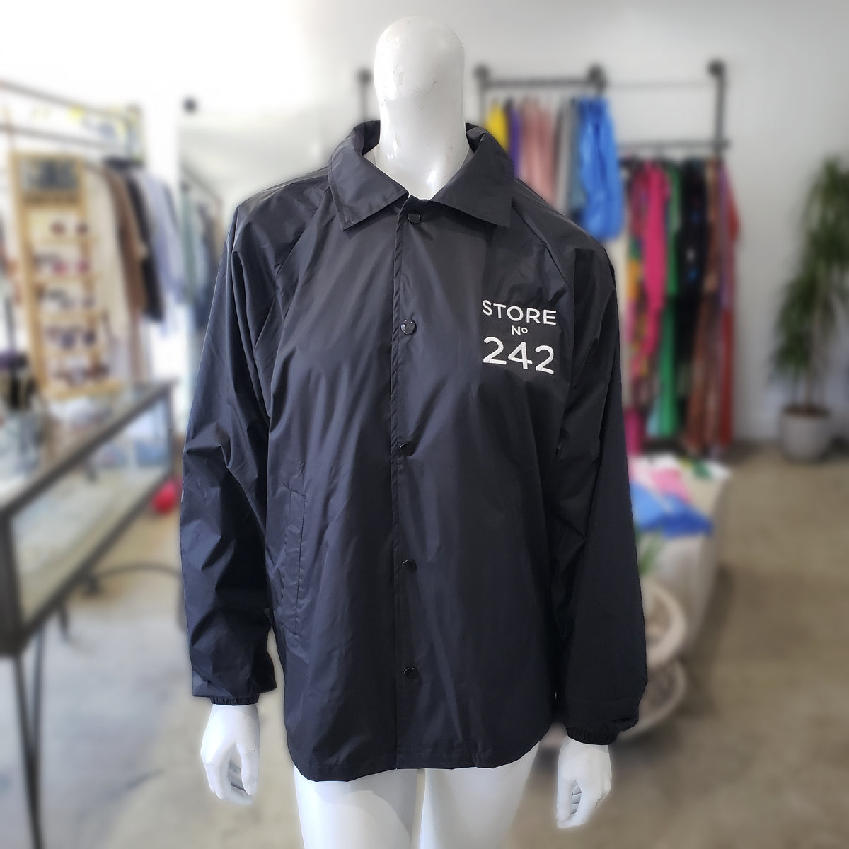 HIGHLAND PARK x STORE242 BLACK Coach Jacket