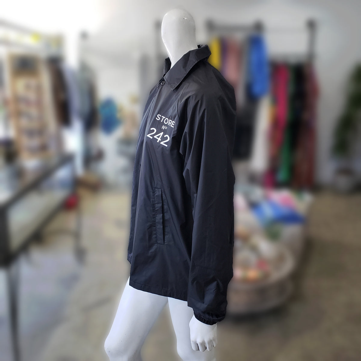 HIGHLAND PARK x STORE242 BLACK Coach Jacket