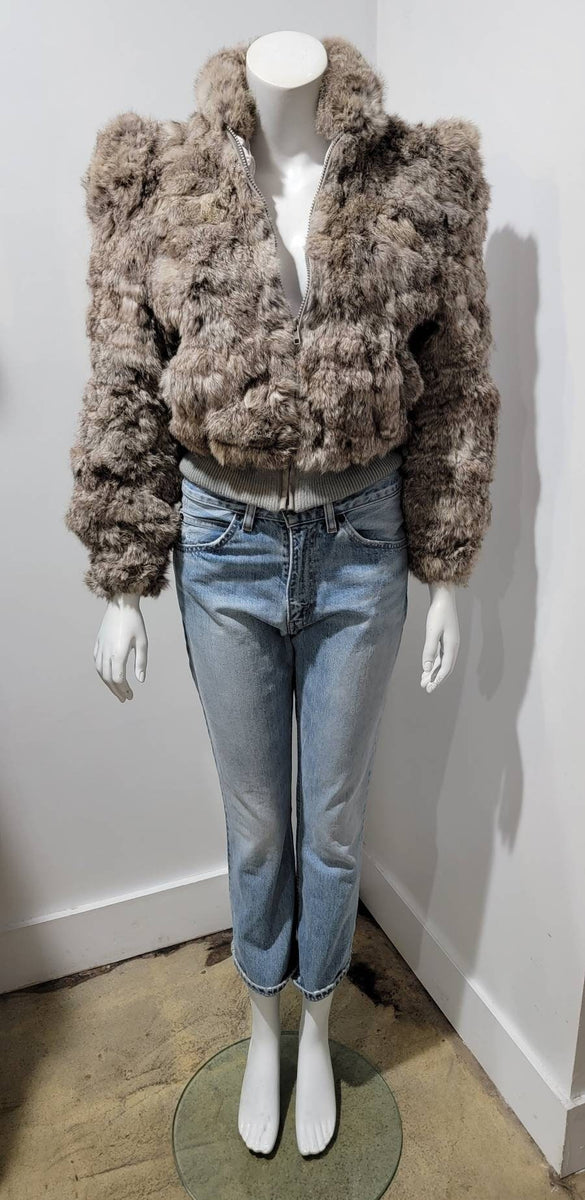 Sergio valente fur top coat