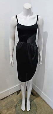 Vintage 70's Rocker Asymmetric Sheer Insert Slip Dress Nightgown by Vassarette