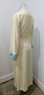 Vintage 70's Yellow Stripe Maxi Belted Tunic Maxi by Vanity Fair