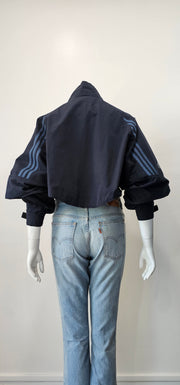 Vintage Upcycled 90s Boyfriend Adidas Cropped Jacket