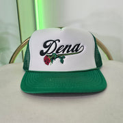 Green White DENA Snapback