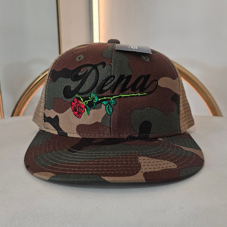 Tan Camo DENA Snapback