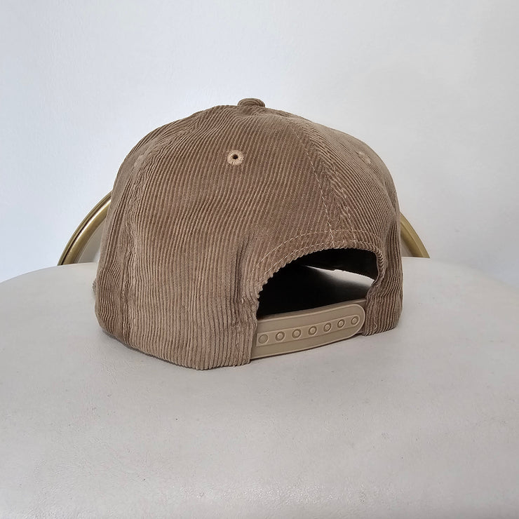 Khaki Corduroy DENA Snapback