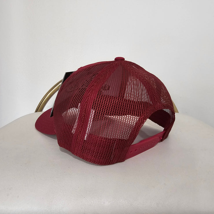 Cranberry Mesh DENA Snapback