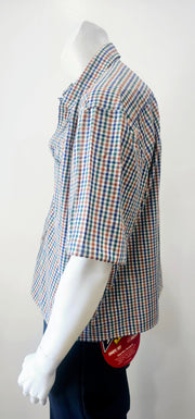 Vintage 90s Checkered Button Up Men's Shirt