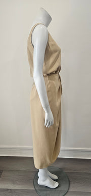 Vintage 80s Rare Emanuel Ungaro Bodysuit Fringe Wrap Skirt Dress