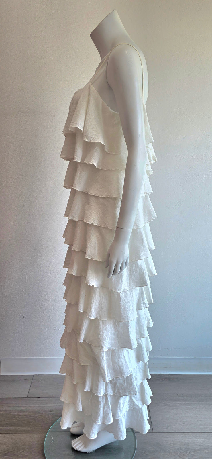 Pepe Bonett Ibiza Spain Layered Tiered Wedding Dress