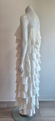 Pepe Bonett Ibiza Spain Layered Tiered Wedding Dress