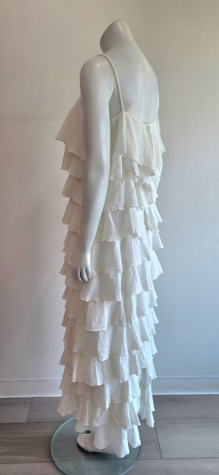 Pepe Bonett Ibiza Spain Layered Tiered Wedding Dress