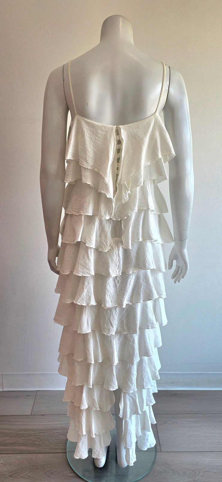 Pepe Bonett Ibiza Spain Layered Tiered Wedding Dress