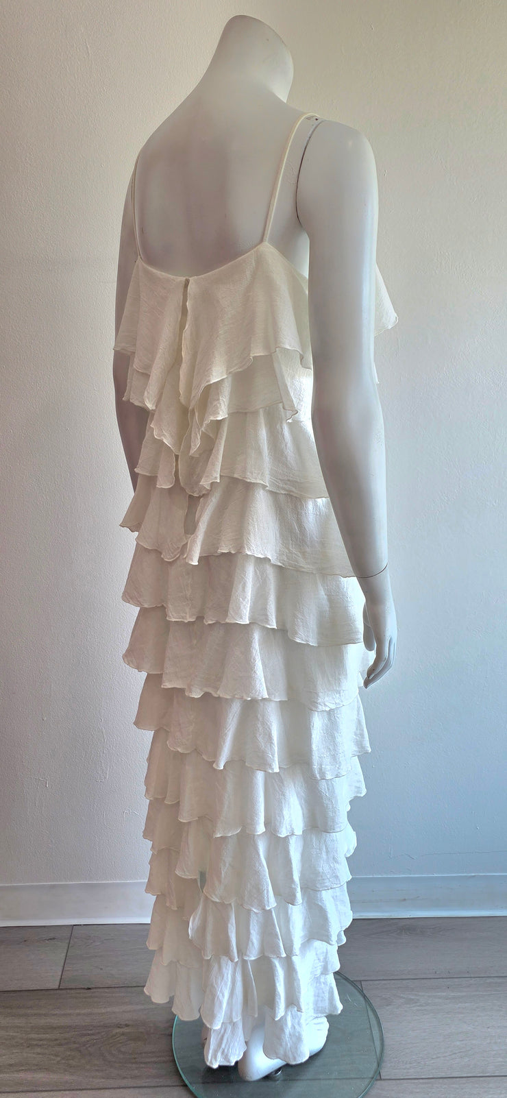 Pepe Bonett Ibiza Spain Layered Tiered Wedding Dress