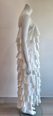 Pepe Bonett Ibiza Spain Layered Tiered Wedding Dress