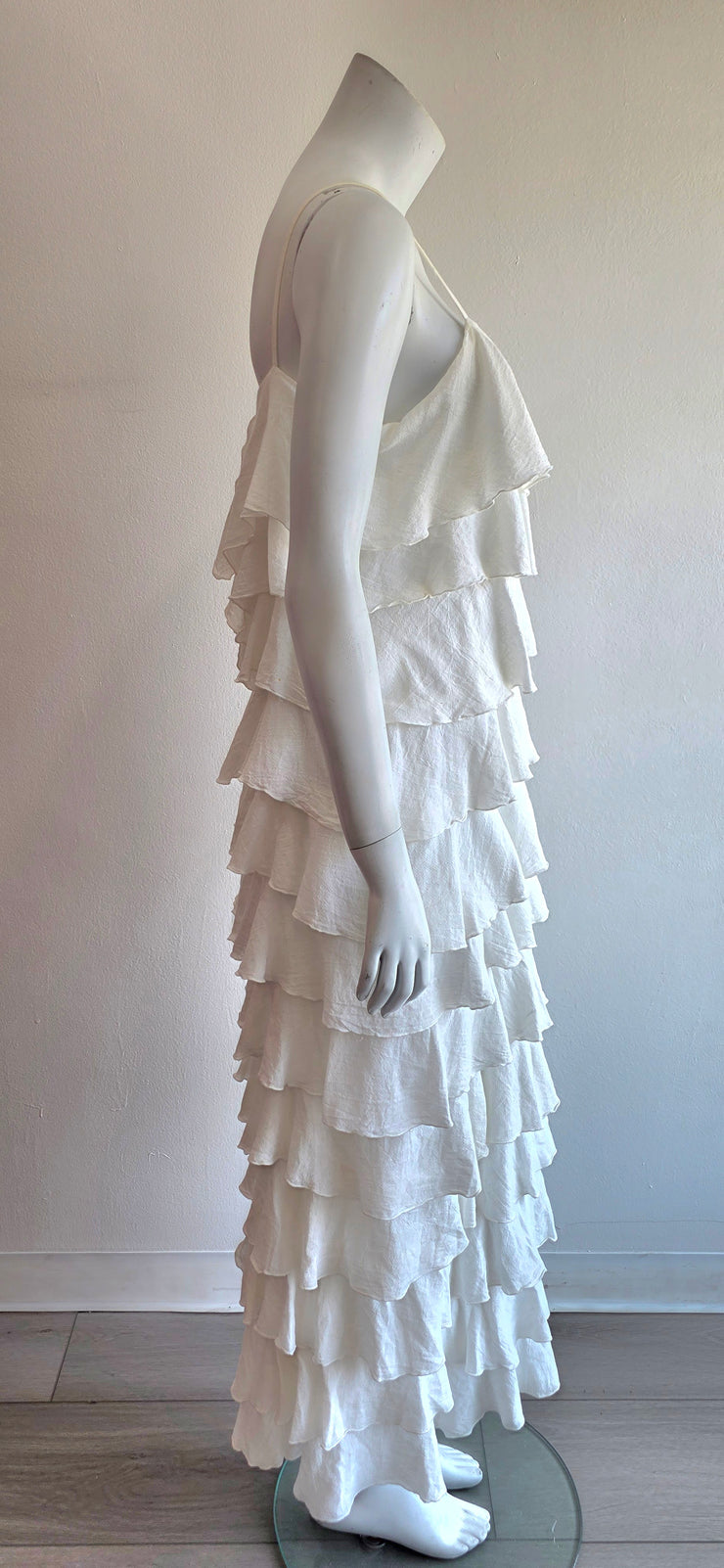 Pepe Bonett Ibiza Spain Layered Tiered Wedding Dress
