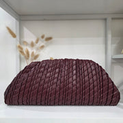 Woven Oversized Crossbody Clutch Purse