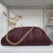 Woven Oversized Crossbody Clutch Purse