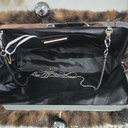 Leopard Faux Crossbody Clutch Purse