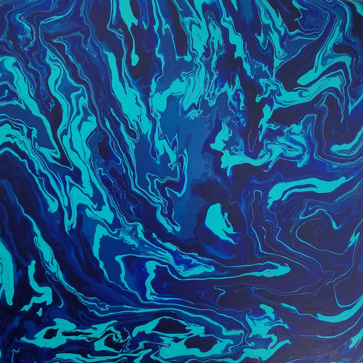 BLUE STATE Abstract Acrylic on Canvas
