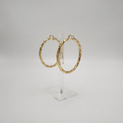X Large Gold Hoop Earrings