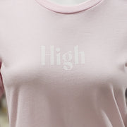 Vintage Graphic HIGH Soft Pink New Unisex T-Shirt