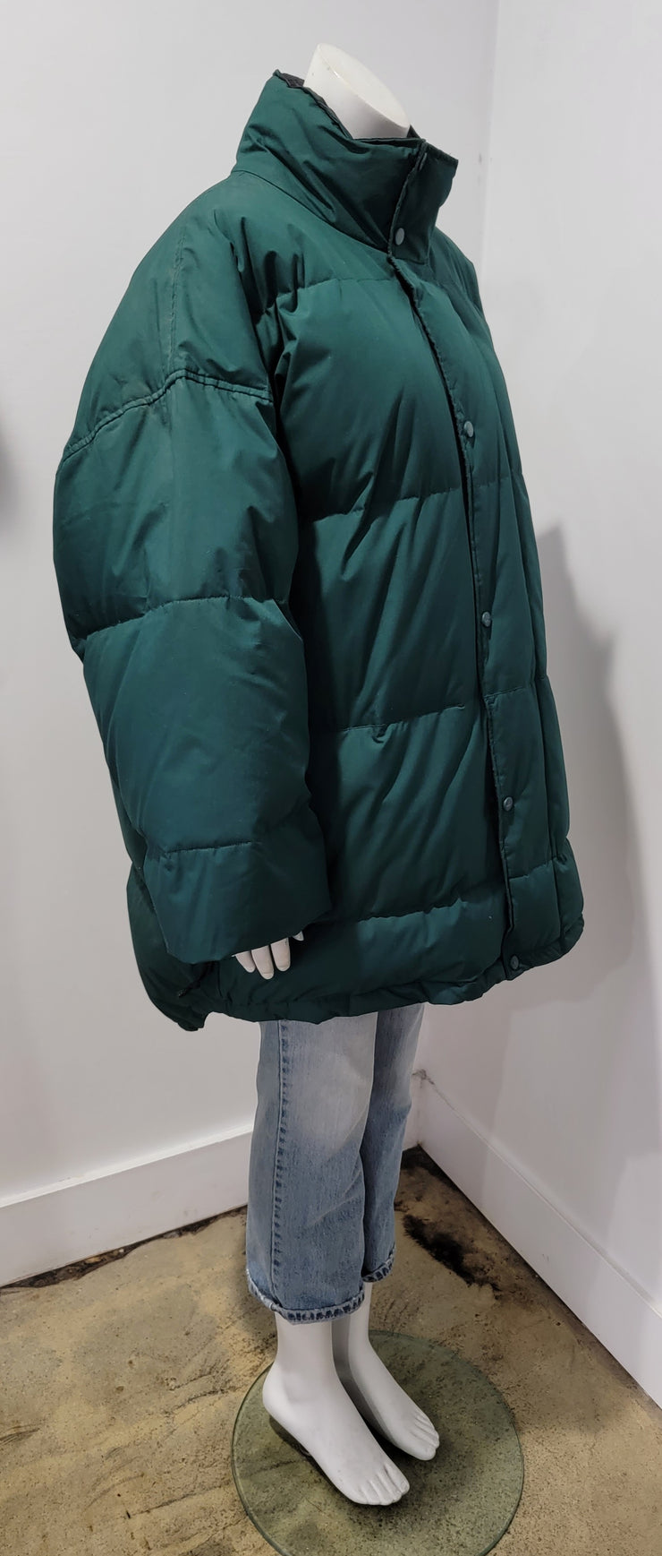 Vintage 90s Nike Swoosh Puffer Winter Jacket Coat Duck Down Mens Unisex