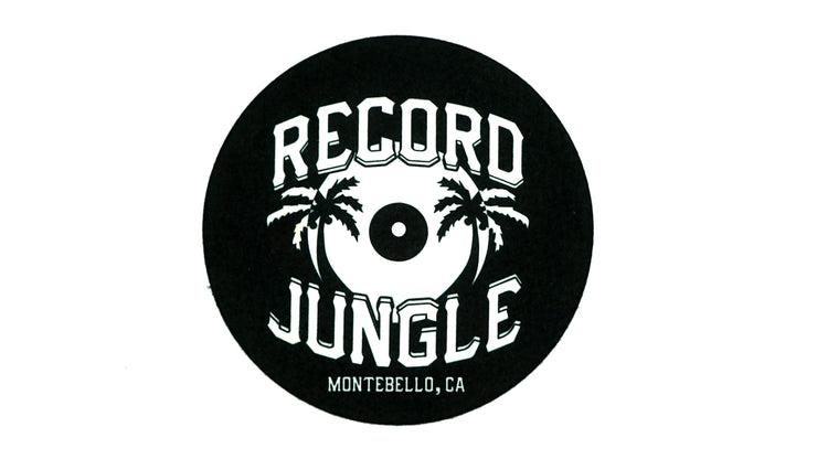 Black White Record Jungle 45 Slipmat