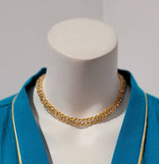 Vintage 80's Rhinestone Rope Necklace Dangle Earrings Bracelet Set