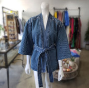 Quilted Kimono Robe Jacket